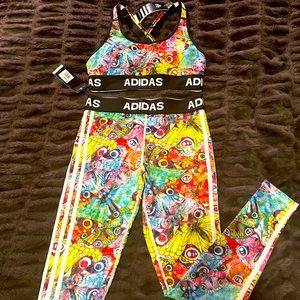🦋Adidas legging and sports bra set🦋